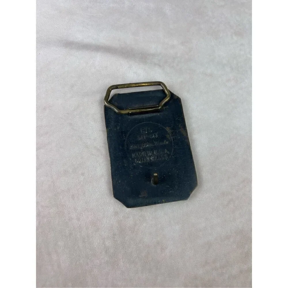 Vintage Snap On Tools Belt Buckle, Solid Brass, Made in USA, BTS SPP-513